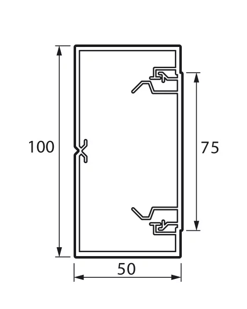 Legrand 638081 Кабель-канал 100x50мм METRA