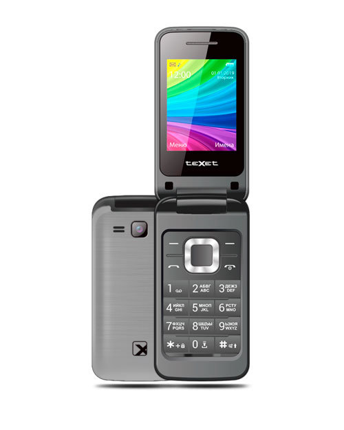 Texet  Мобильный телефон  TM-204 цвет антрацит