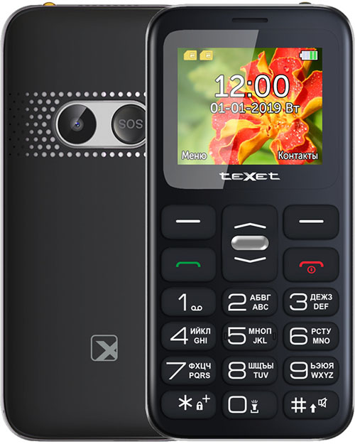 Texet  Мобильный телефон  TM-B209 цвет черный