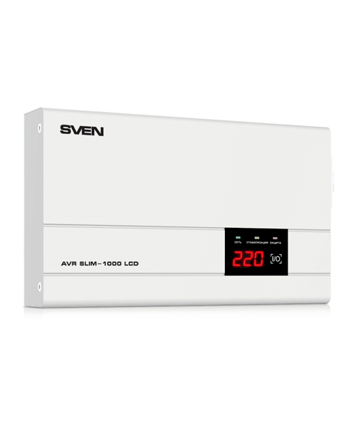 SVEN  Автоматический стабилизатор напряжения  AVR SLIM-1000 LCD