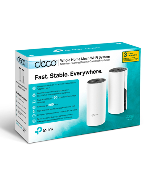 TP-Link Deco M4 Домашняя Mesh Wi-Fi система 2-pack - фото 2