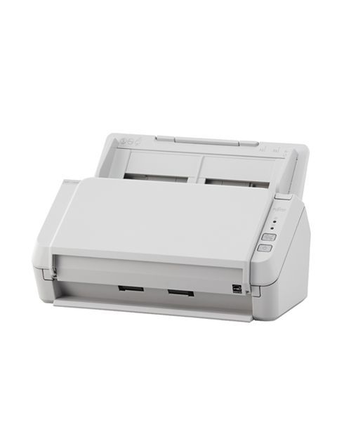 Fujitsu SP-1120N сканер, 20 стр/мин, 40 изобр/мин, А4, двусторон. АПД, USB 3.2, Gigabit Ethernet - фото 1