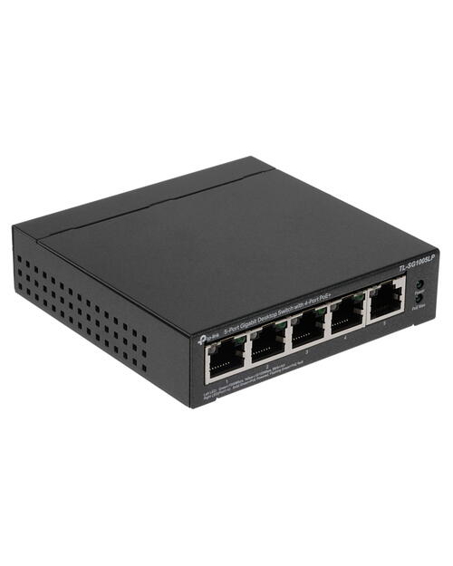 TP-Link TL-SG1005LP 5-портовый гигабитный настольный коммутатор с 4 портами PoE+ - фото 1