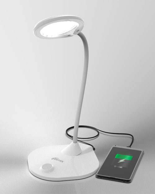 Лампа освещения настольная, светодиодная Ritmix LED-610 White - фото 4