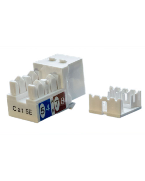 Hyperline KJ9-8P8C-C5e-90-WH Вставка Keystone Jack RJ-45(8P8C), категория 5e, белая