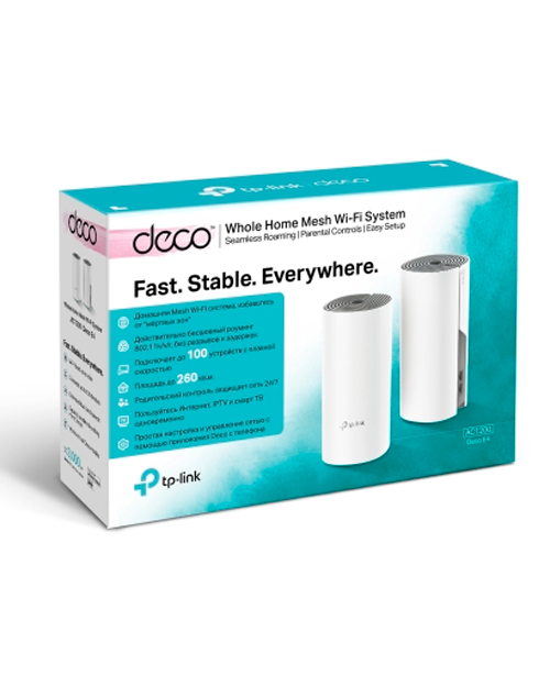 TP-Link Deco E4 Домашняя Mesh Wi-Fi система 2 pack - фото 4