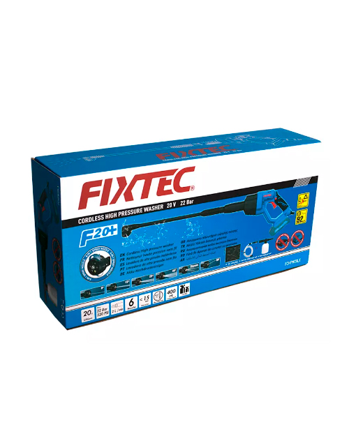 20В Беспроводная мойка выского давления Fixtec FCHPW20LX-2 22Bar 2 батареи(2000mAh) - фото 5