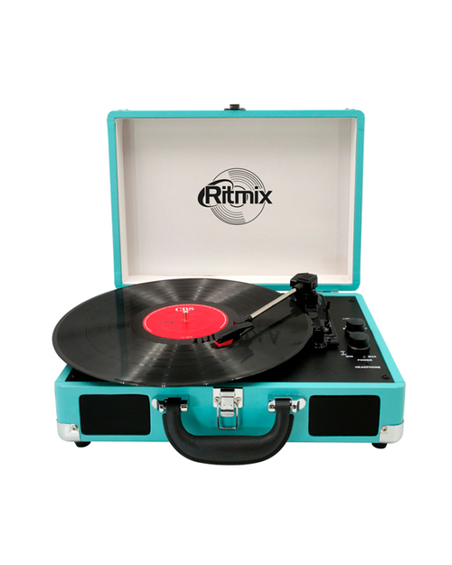 Проигрыватель виниловых пластинок RITMIX LP-160B Blue - фото 1