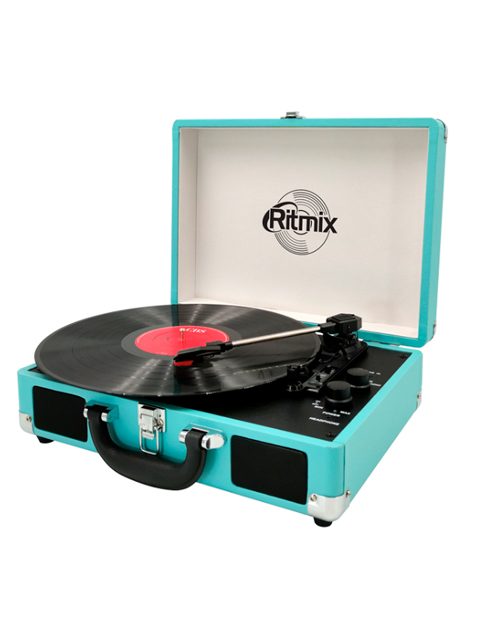 Проигрыватель виниловых пластинок RITMIX LP-160B Blue - фото 2