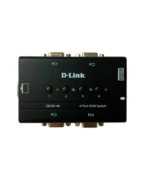 D-Link DKVM-4K/B3A 4-порт переключатель KVM с портами PS/2 и VGA - фото 4