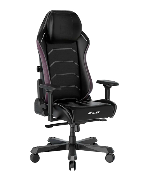 Игровое компьютерное кресло DXRacer Master Black&Violet GC/XLMF23LTD/NV - фото 2