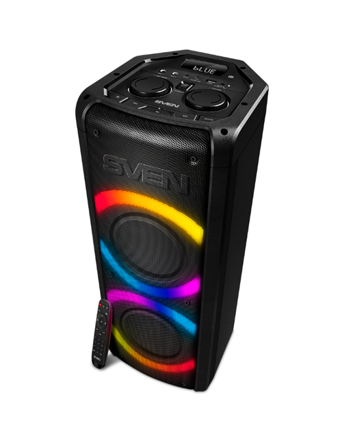 SVEN PS-710, черный, акустическая система (100W, TWS, Bluetooth, FM, USB, microSD, 4400mA*h) - фото 3