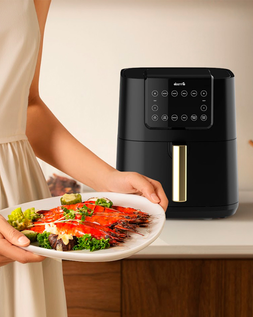 Фритюрница Deerma air fryer DEM-KZ120W - фото 4