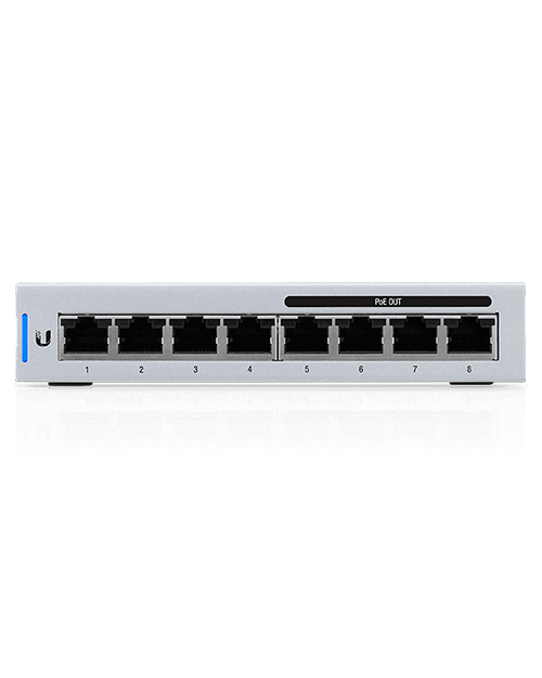 Коммутатор Ubiquiti UniFi Switch 8, 60W EU - фото 2