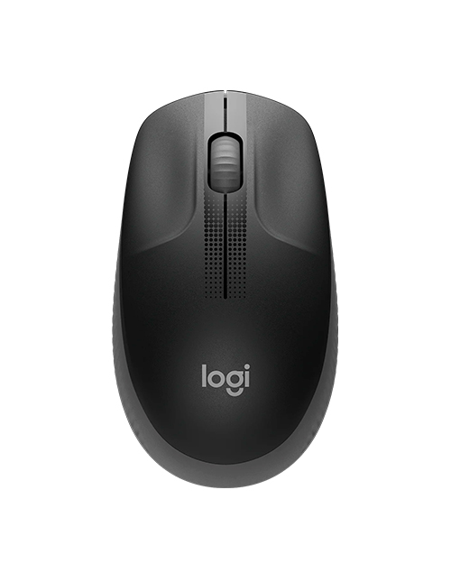 Беспроводная мышь LOGITECH M190 Black-grey - фото 1