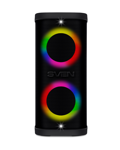 SVEN PS-930, черный, акустическая система, (150W, TWS, IPx4, Bluetooth, FM, USB, microSD, LED-dis - фото 4